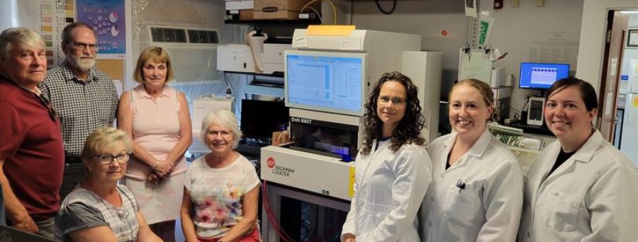 Group of staff and family